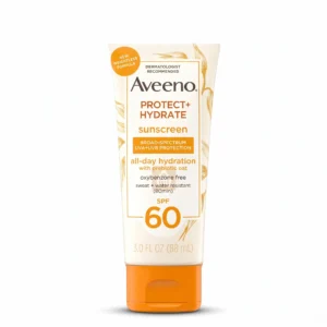 Aveeno Protect+ Hydrate Sunscreen with Prebiotic Oat & SPF 60 (88ml)